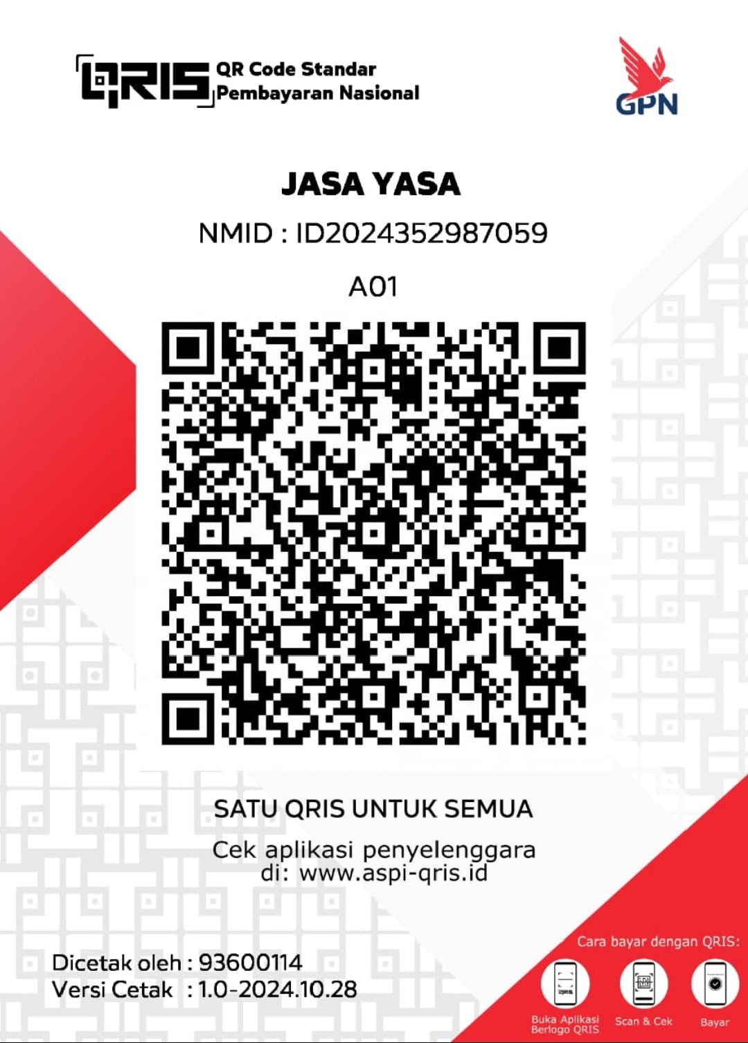QRIS Perumda Jasa Yasa